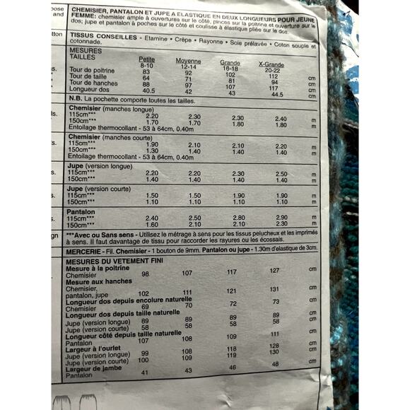 McCalls 9246 Sewing pattern top pants kirt sewing with nancy size 8-22 - Picture 5 of 6